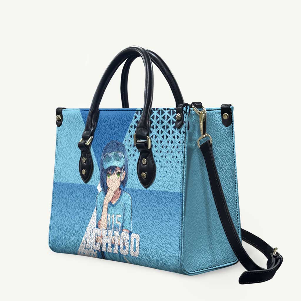 Ichigo Leather Bag Cool Blue Baseball Anime Style