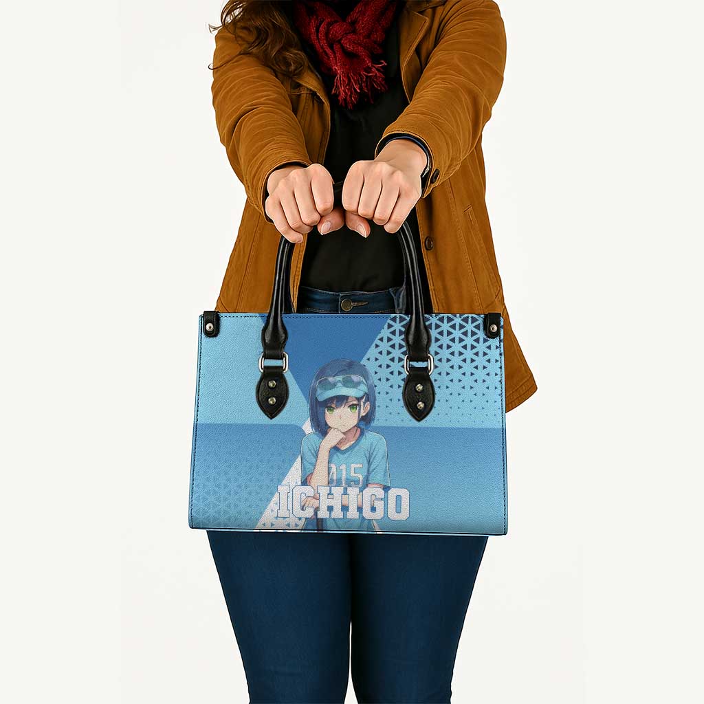 Ichigo Leather Bag Cool Blue Baseball Anime Style