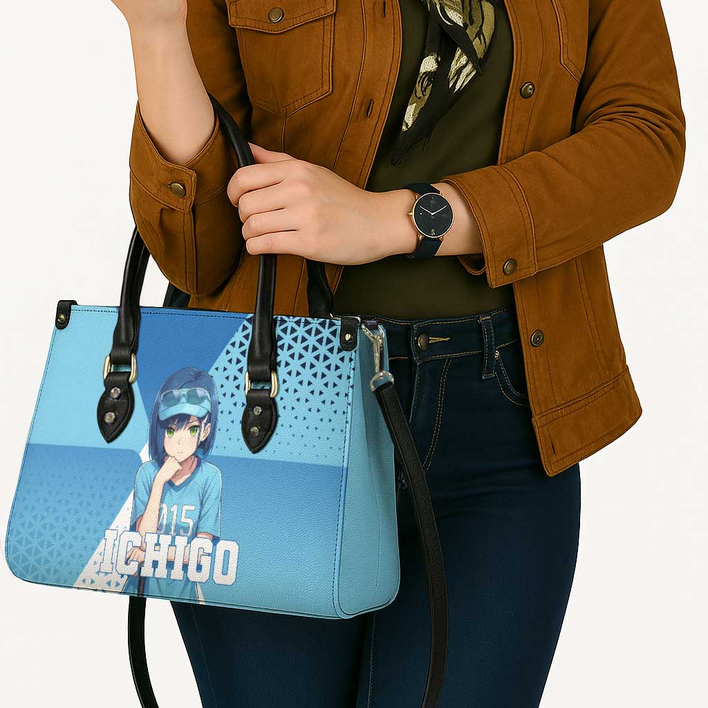 Ichigo Leather Bag Cool Blue Baseball Anime Style