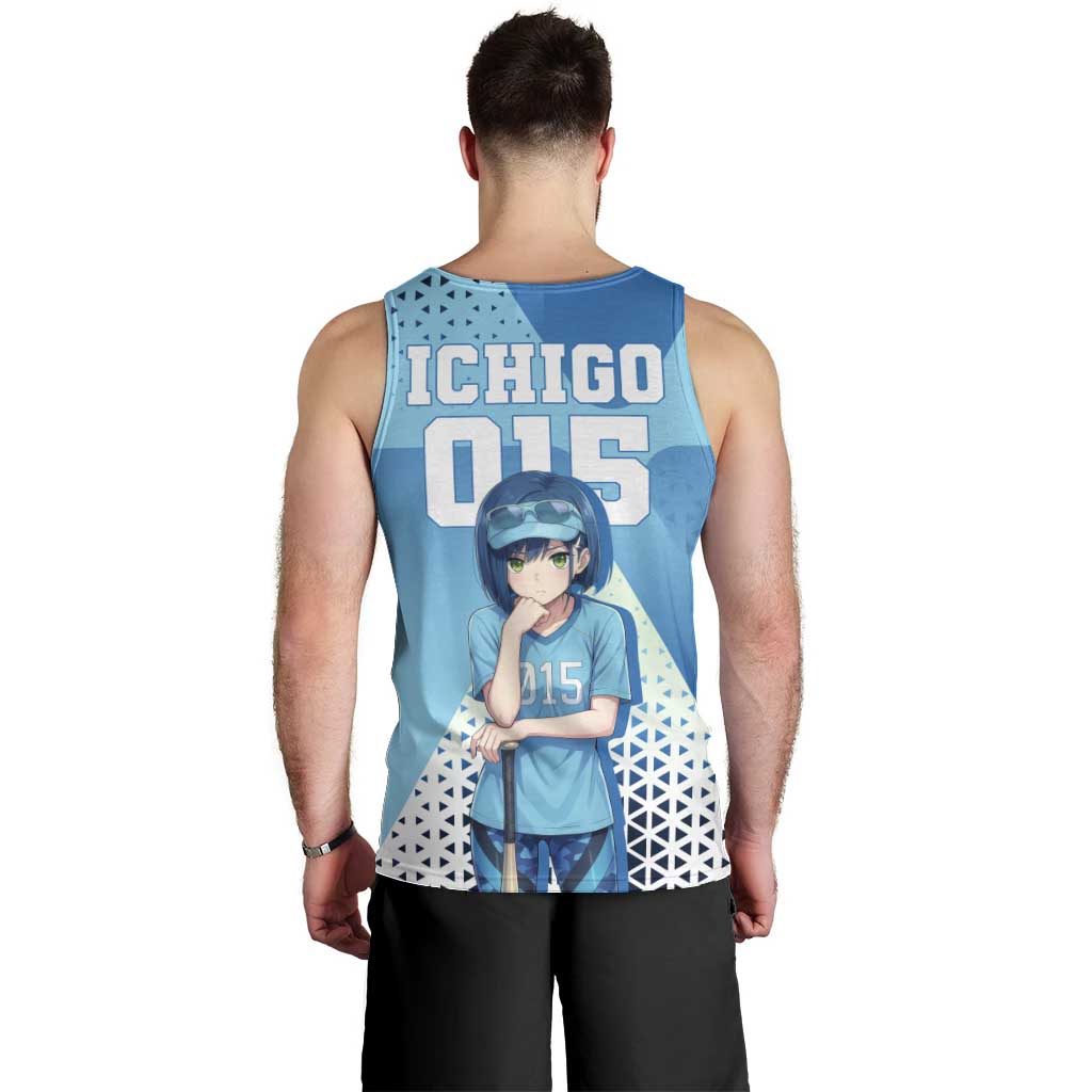 Ichigo Men Tank Top Cool Blue Baseball Anime Style