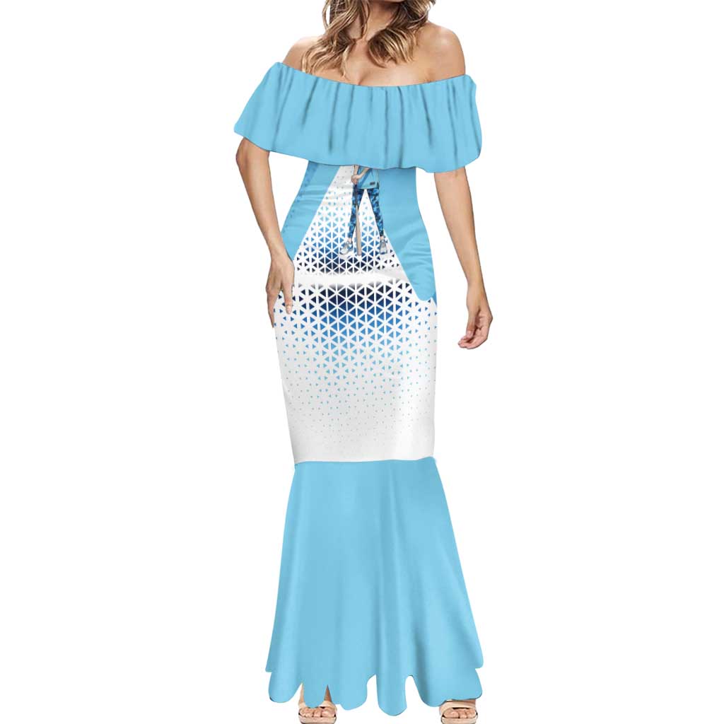 Ichigo Mermaid Dress Cool Blue Baseball Anime Style