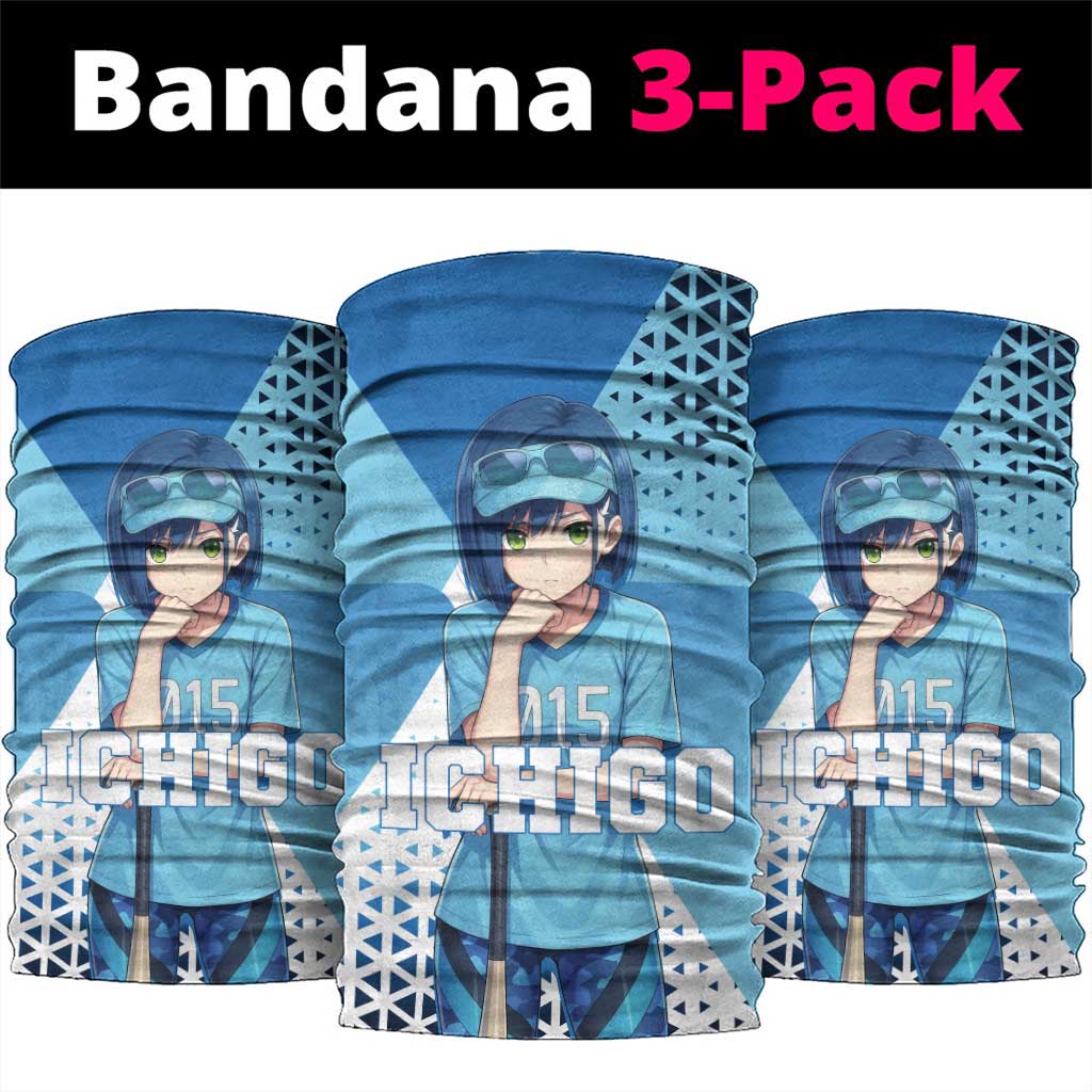 Ichigo Neck Gaiter Cool Blue Baseball Anime Style