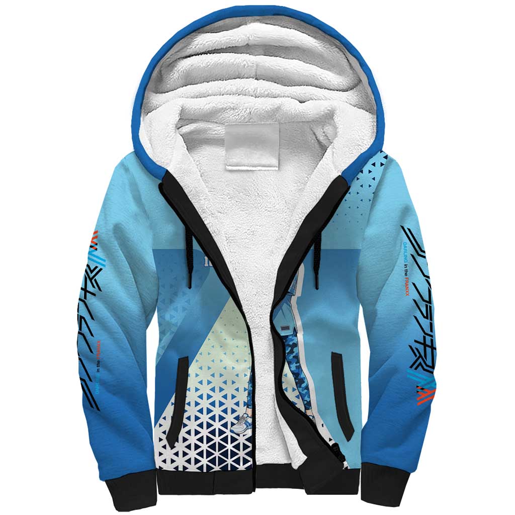 Ichigo Sherpa Hoodie Cool Blue Baseball Anime Style