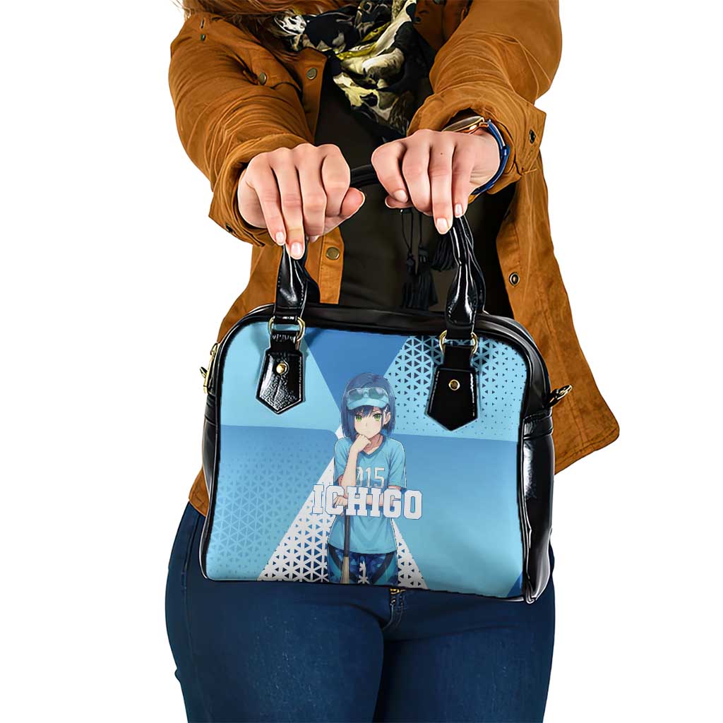 Ichigo Shoulder Handbag Cool Blue Baseball Anime Style