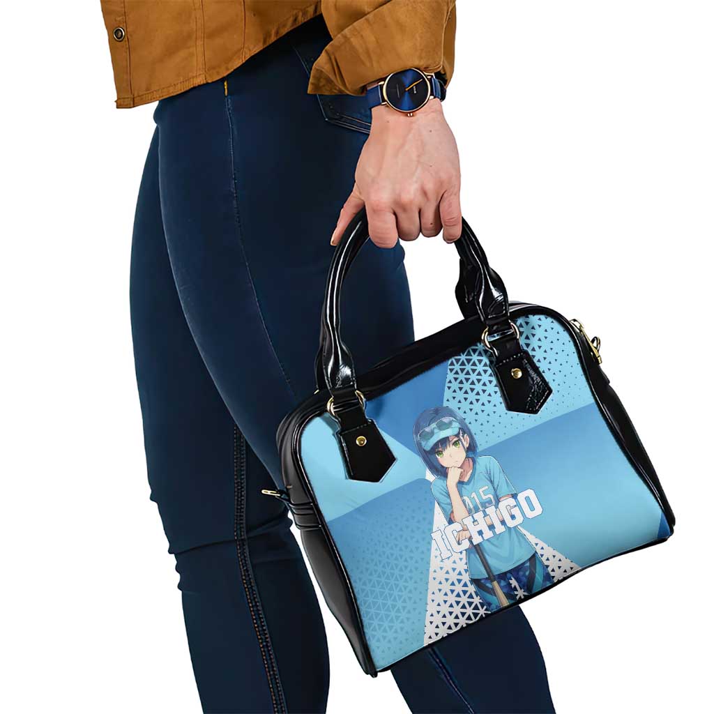 Ichigo Shoulder Handbag Cool Blue Baseball Anime Style