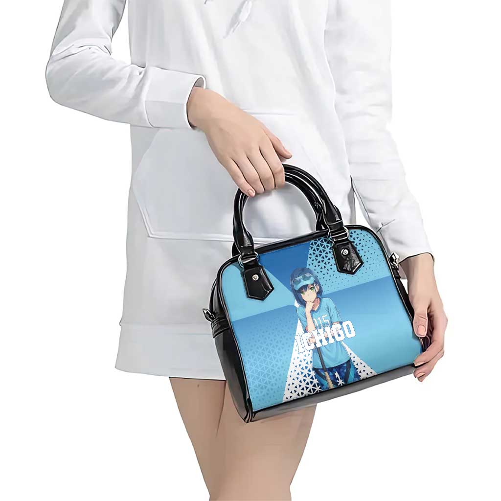 Ichigo Shoulder Handbag Cool Blue Baseball Anime Style