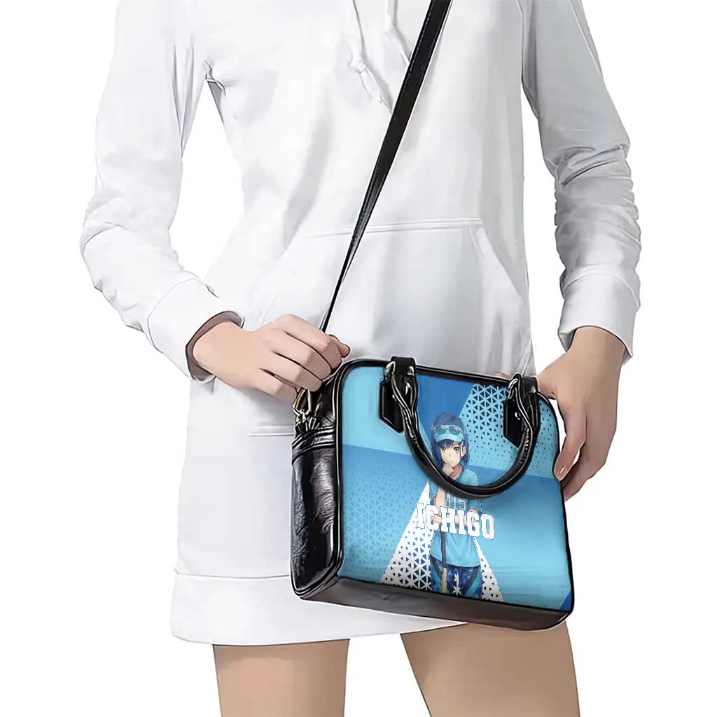 Ichigo Shoulder Handbag Cool Blue Baseball Anime Style