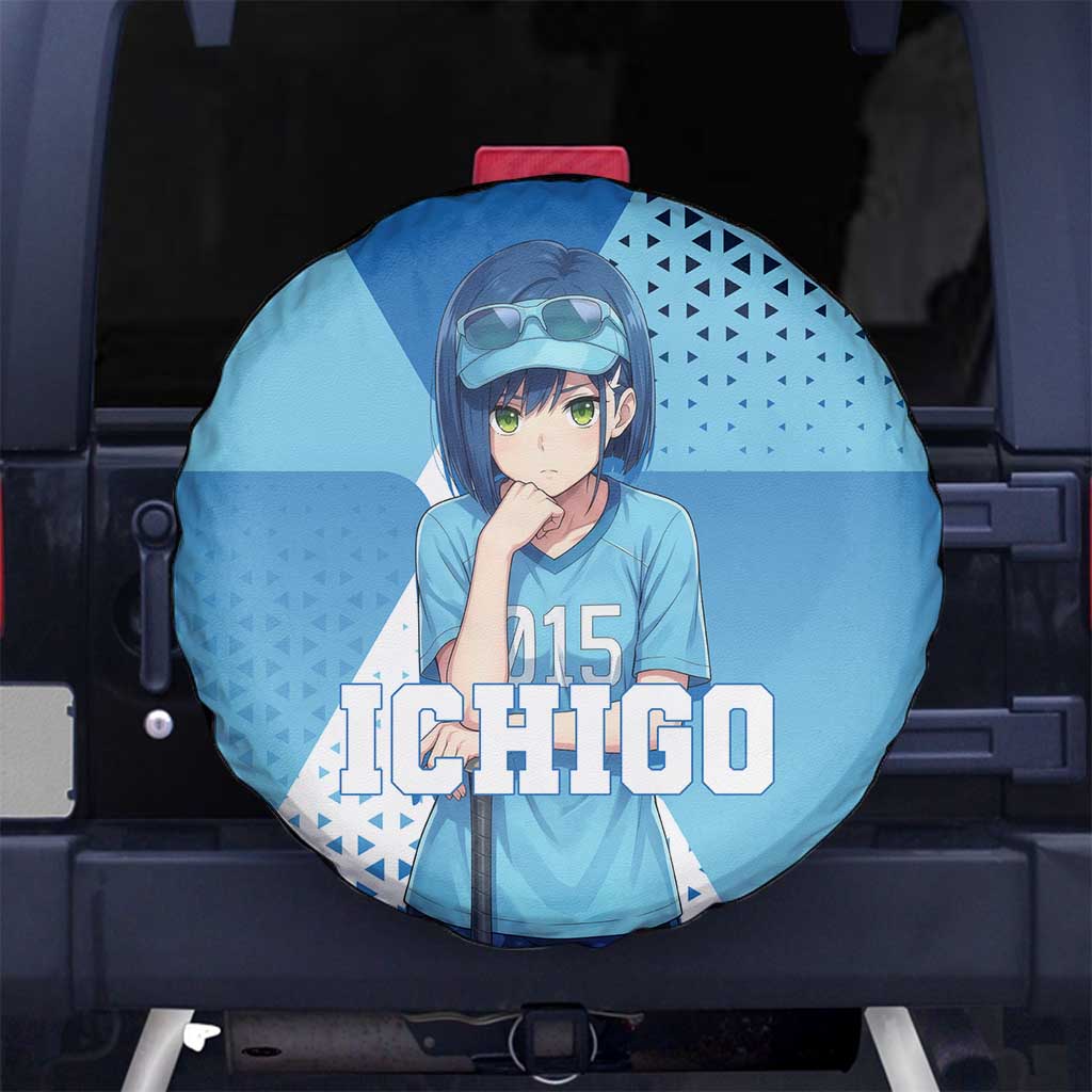 Ichigo Spare Tire Cover Cool Blue Baseball Anime Style