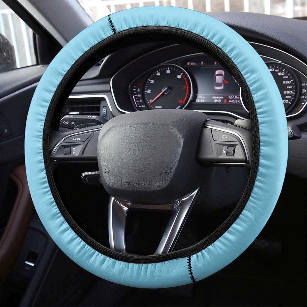 Ichigo Steering Wheel Cover Cool Blue Baseball Anime Style