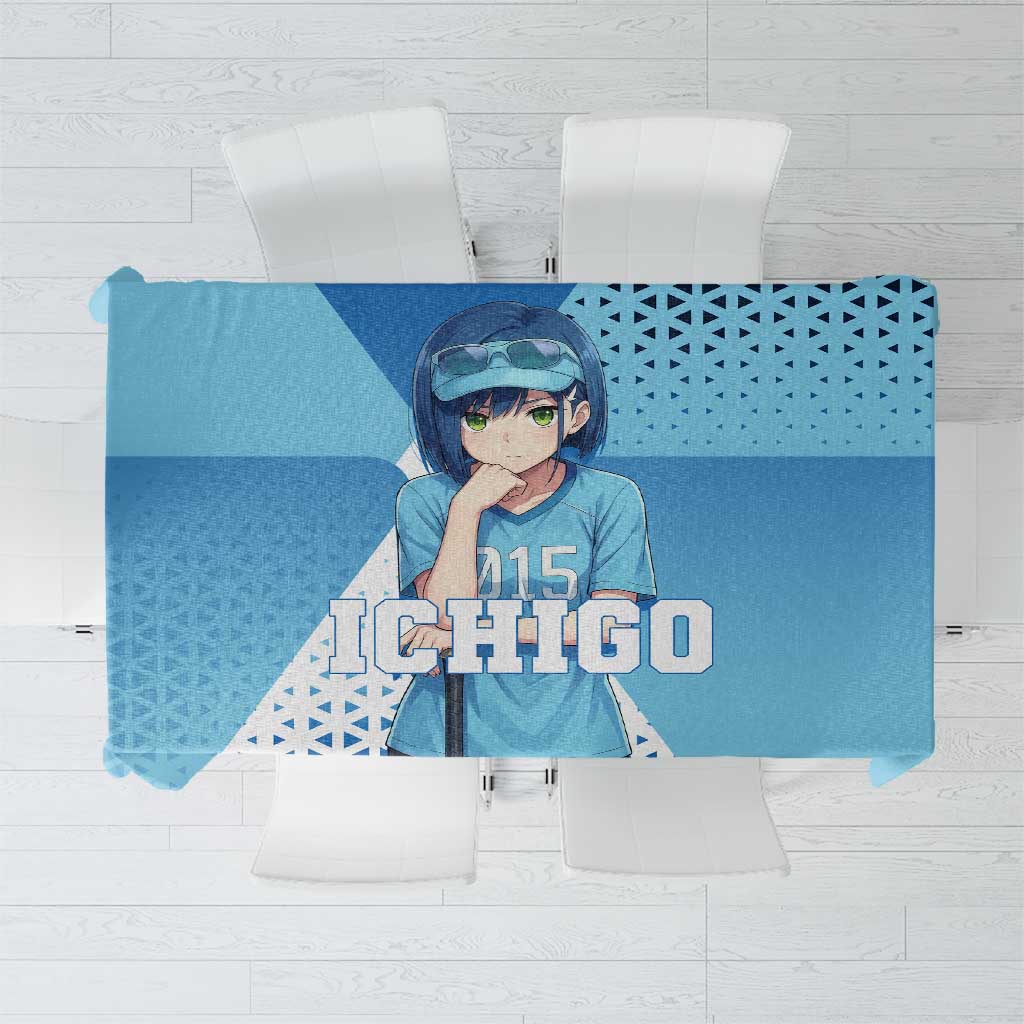 Ichigo Tablecloth Cool Blue Baseball Anime Style