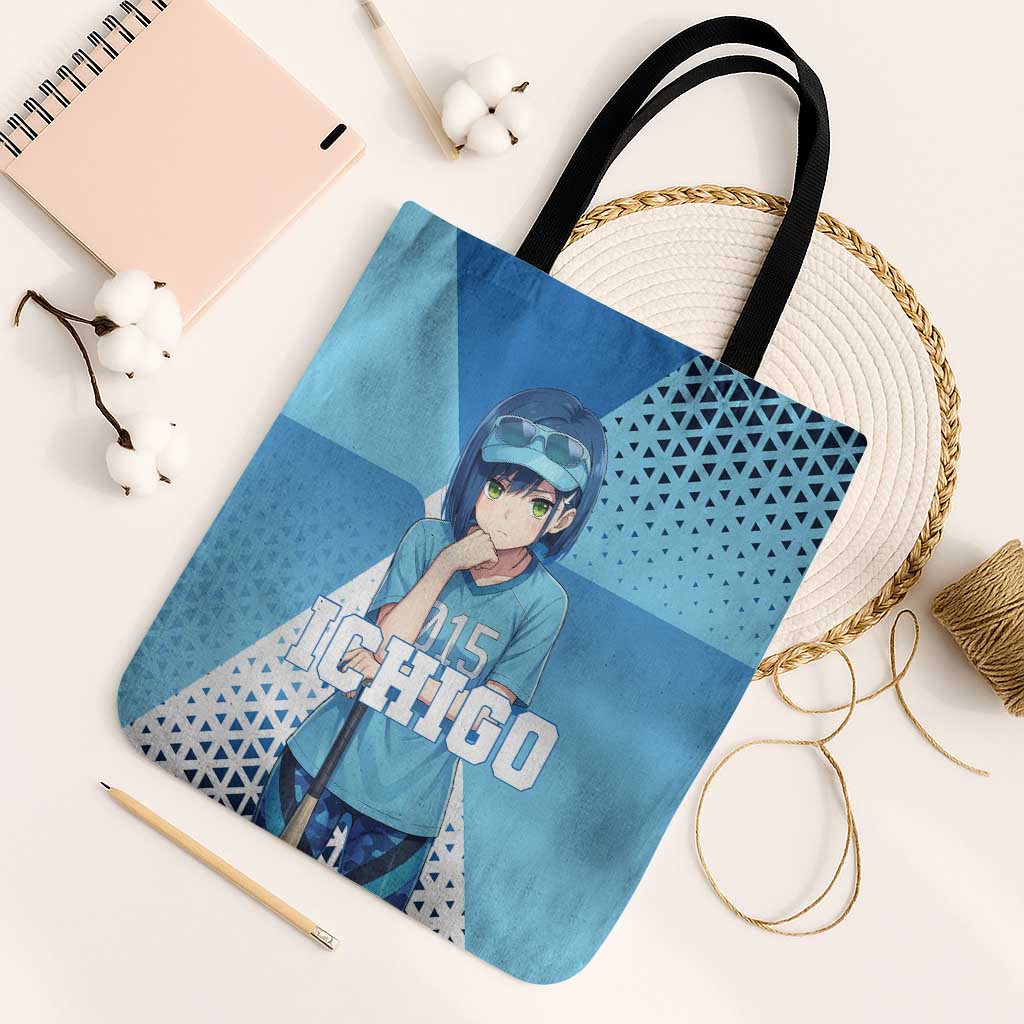 Ichigo Tote Bag Cool Blue Baseball Anime Style