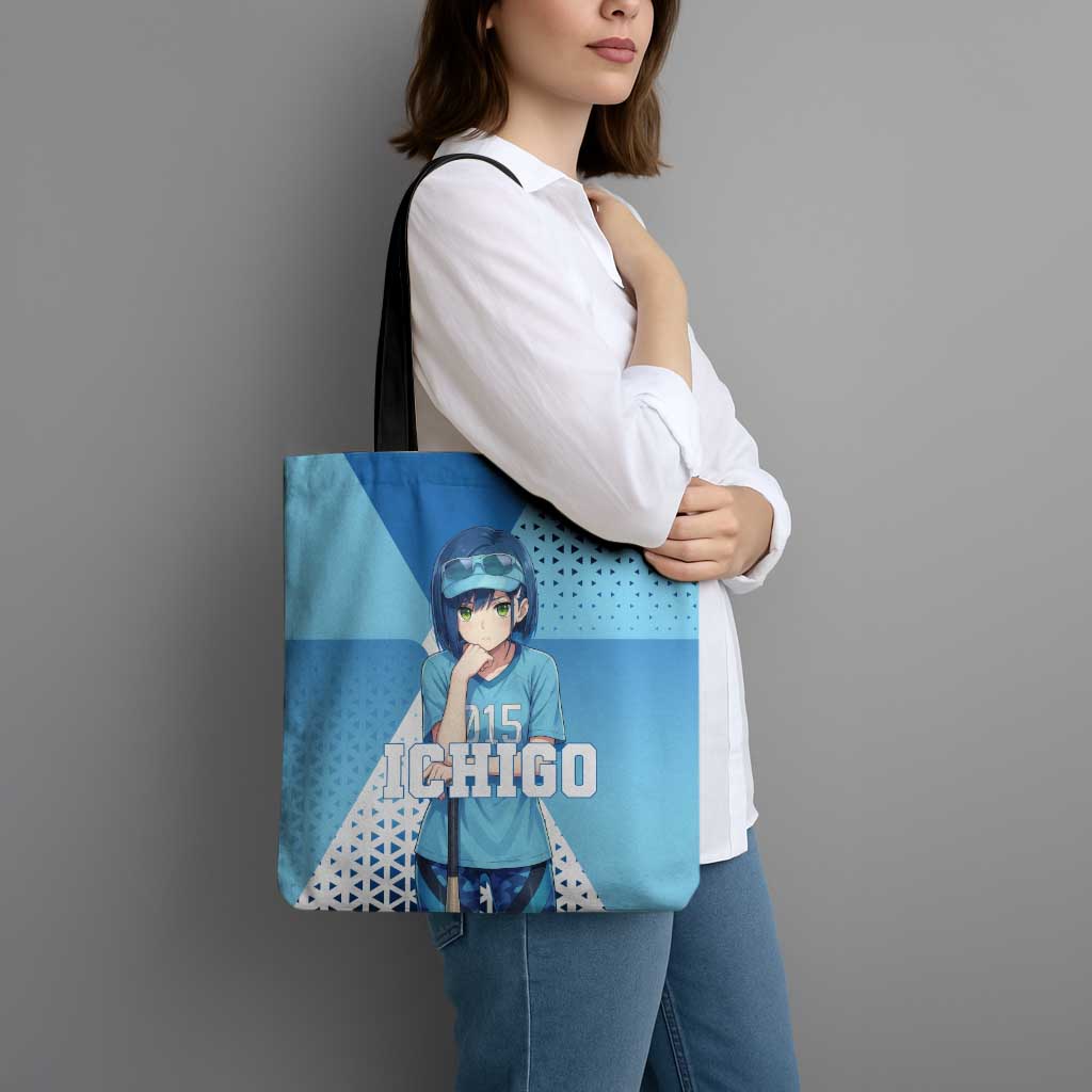 Ichigo Tote Bag Cool Blue Baseball Anime Style
