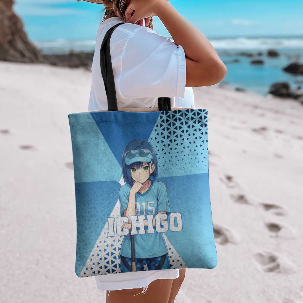 Ichigo Tote Bag Cool Blue Baseball Anime Style
