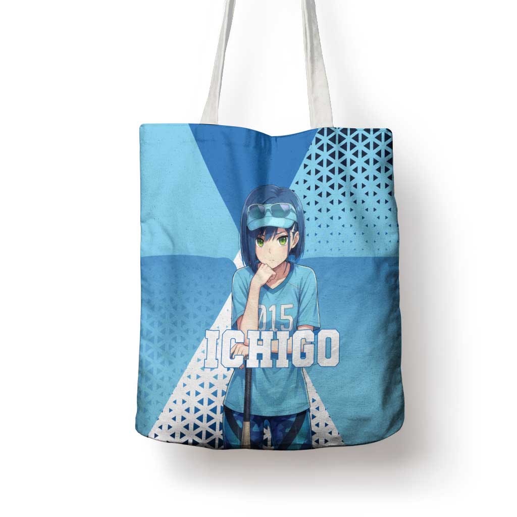 Ichigo Tote Bag Cool Blue Baseball Anime Style