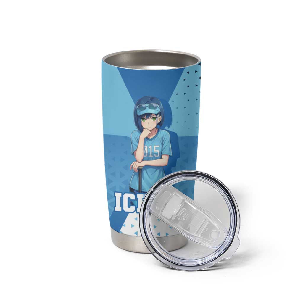 Ichigo Tumbler Cup Cool Blue Baseball Anime Style