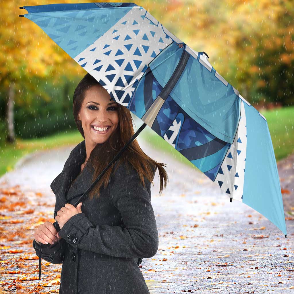 Ichigo Umbrella Cool Blue Baseball Anime Style