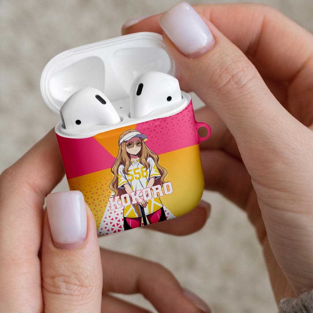 Kokoro AirPods Case Sunset Gradient Baseball Anime Style