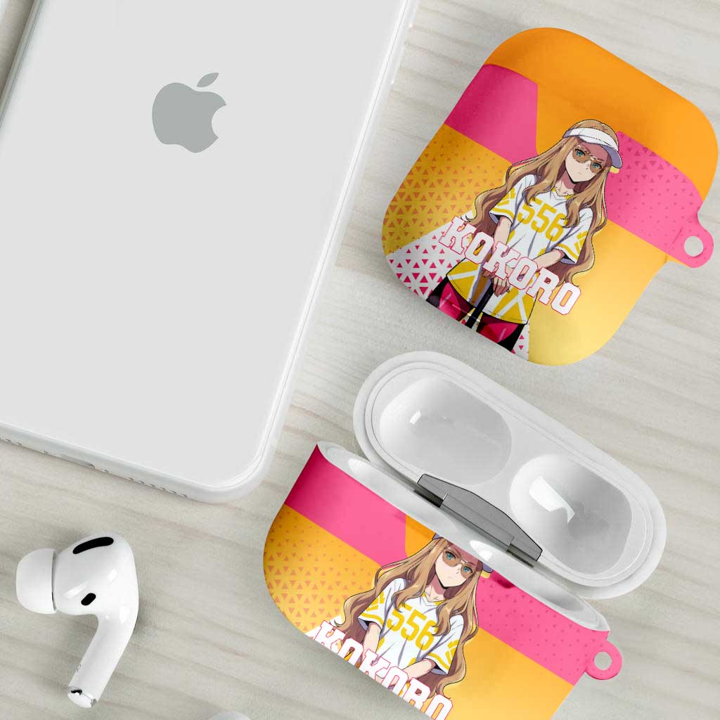 Kokoro AirPods Case Sunset Gradient Baseball Anime Style