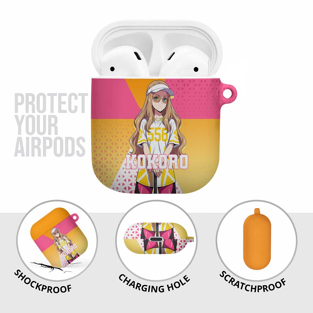 Kokoro AirPods Case Sunset Gradient Baseball Anime Style