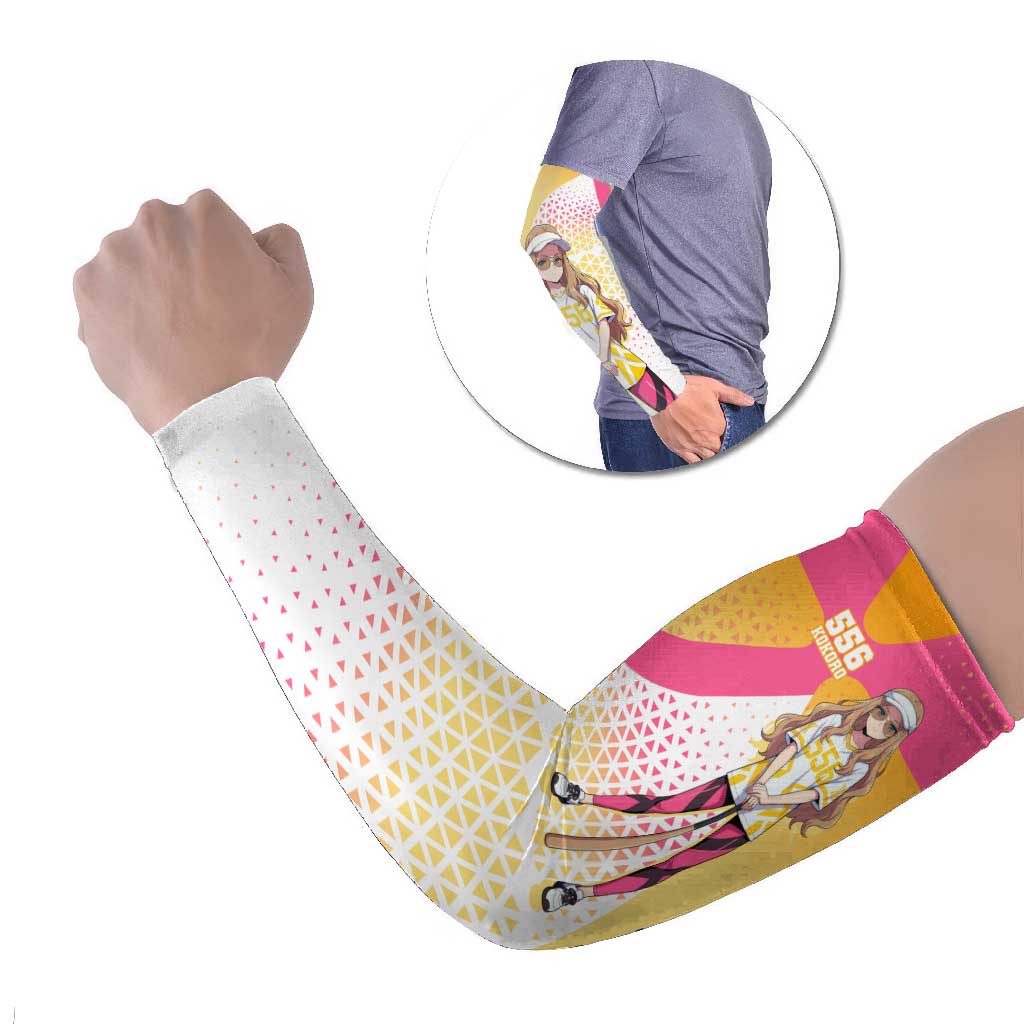 Kokoro Arm Sleeves Sunset Gradient Baseball Anime Style