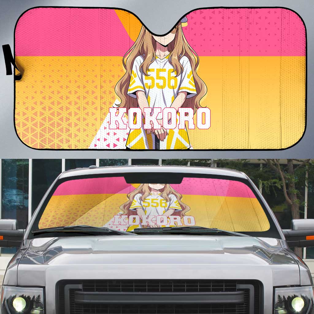 Kokoro Auto Sun Shade Sunset Gradient Baseball Anime Style
