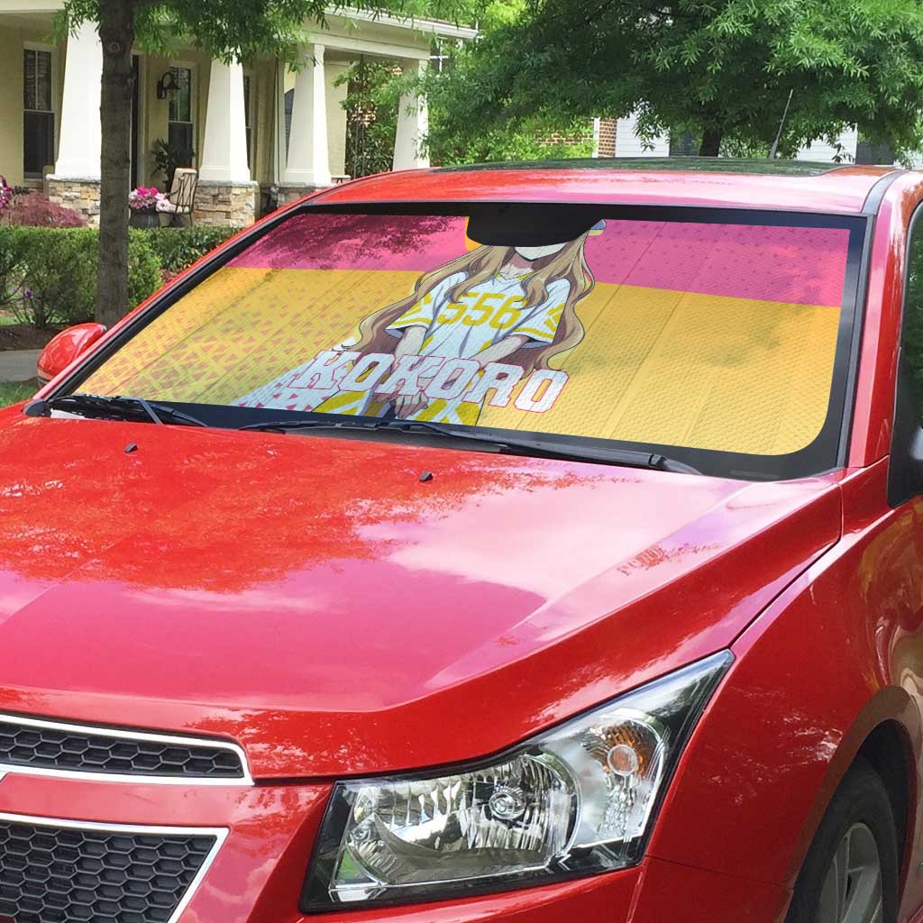 Kokoro Auto Sun Shade Sunset Gradient Baseball Anime Style