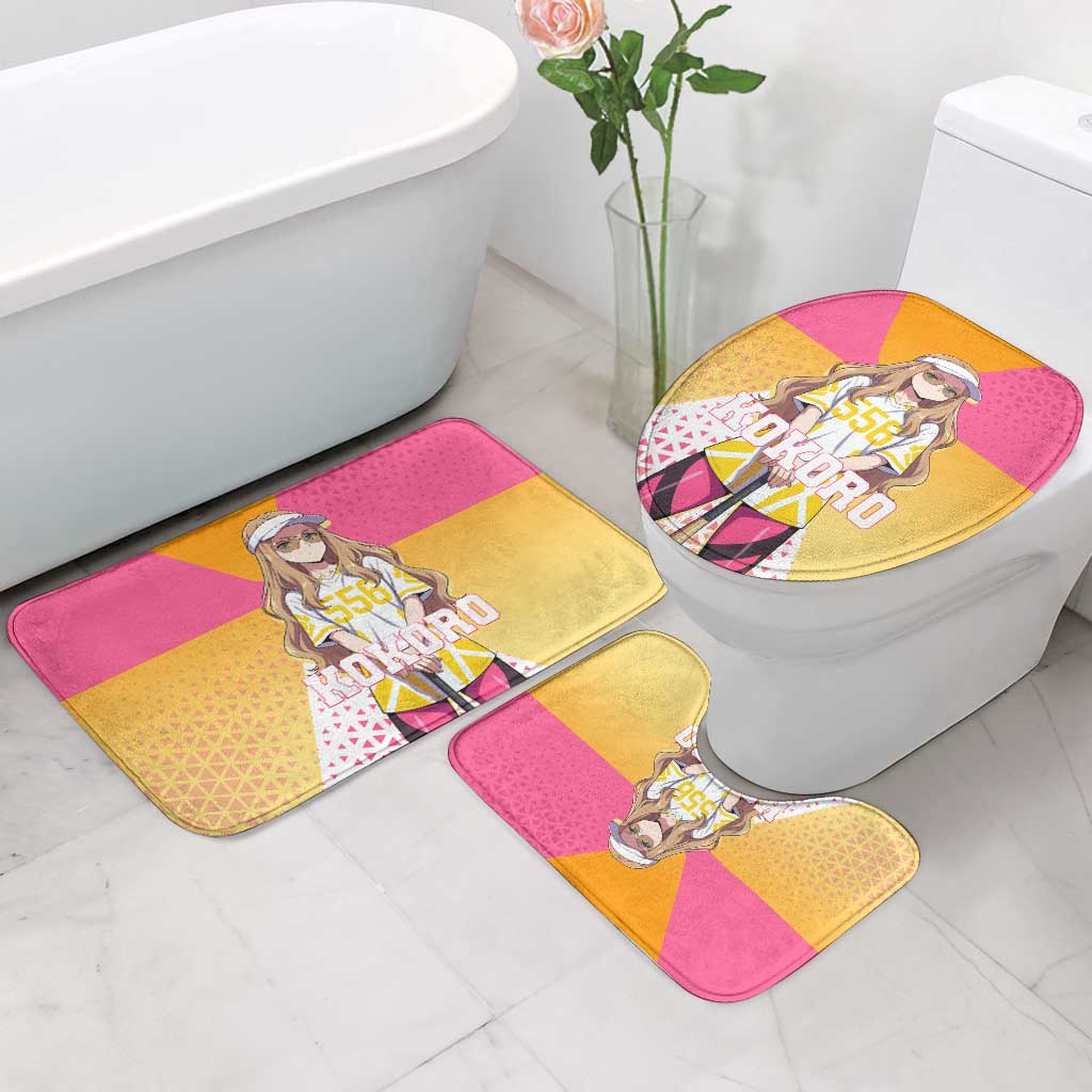 Kokoro Bathroom Set Sunset Gradient Baseball Anime Style