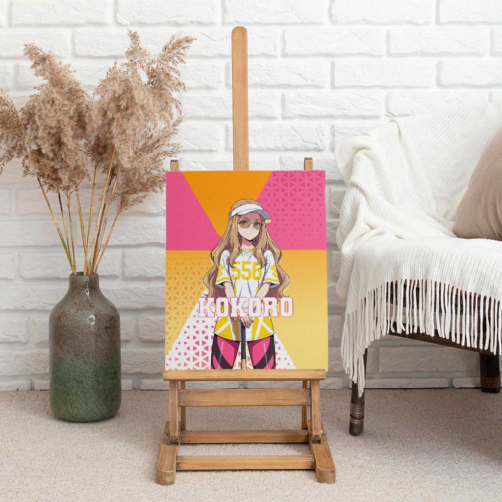 Kokoro Canvas Wall Art Sunset Gradient Baseball Anime Style