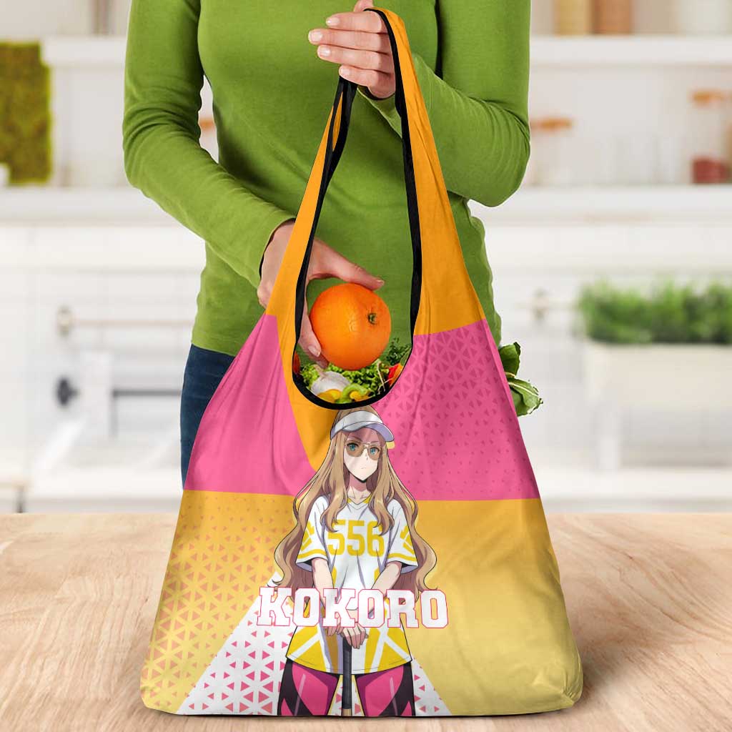 Kokoro Grocery Bag Sunset Gradient Baseball Anime Style
