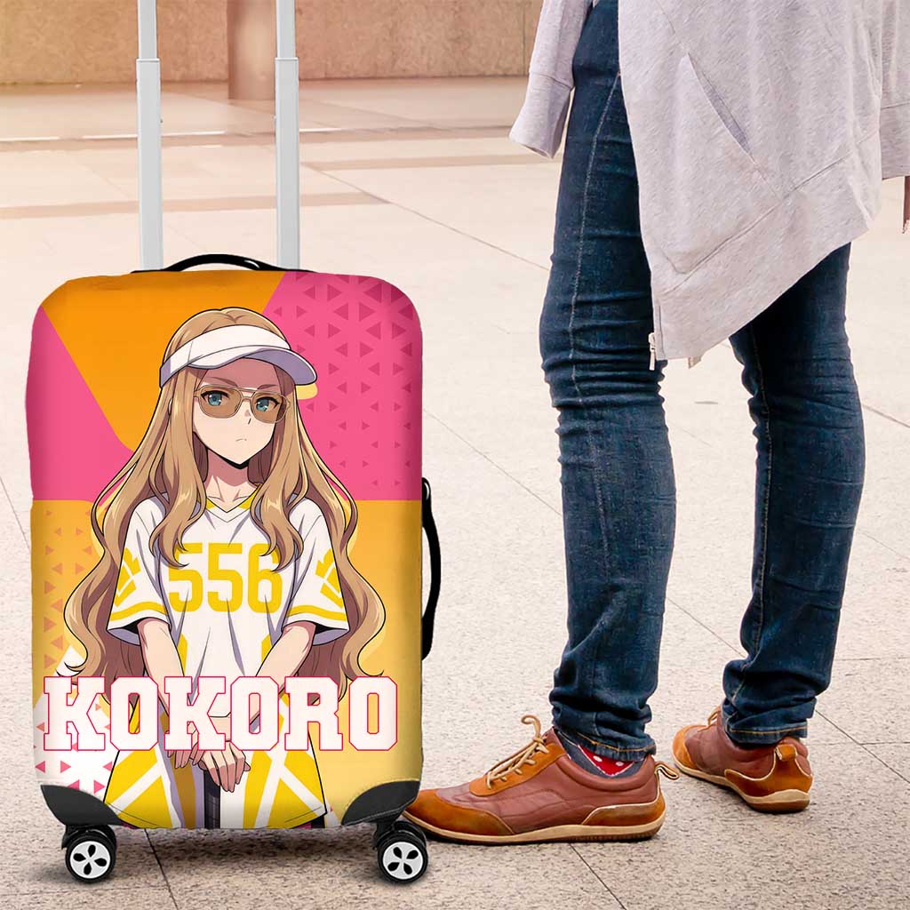 Kokoro Luggage Cover Sunset Gradient Baseball Anime Style