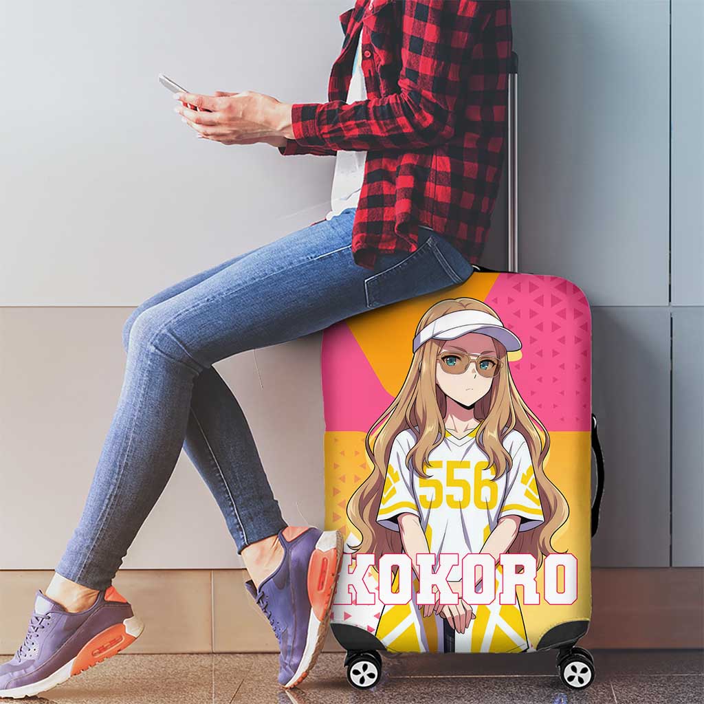 Kokoro Luggage Cover Sunset Gradient Baseball Anime Style