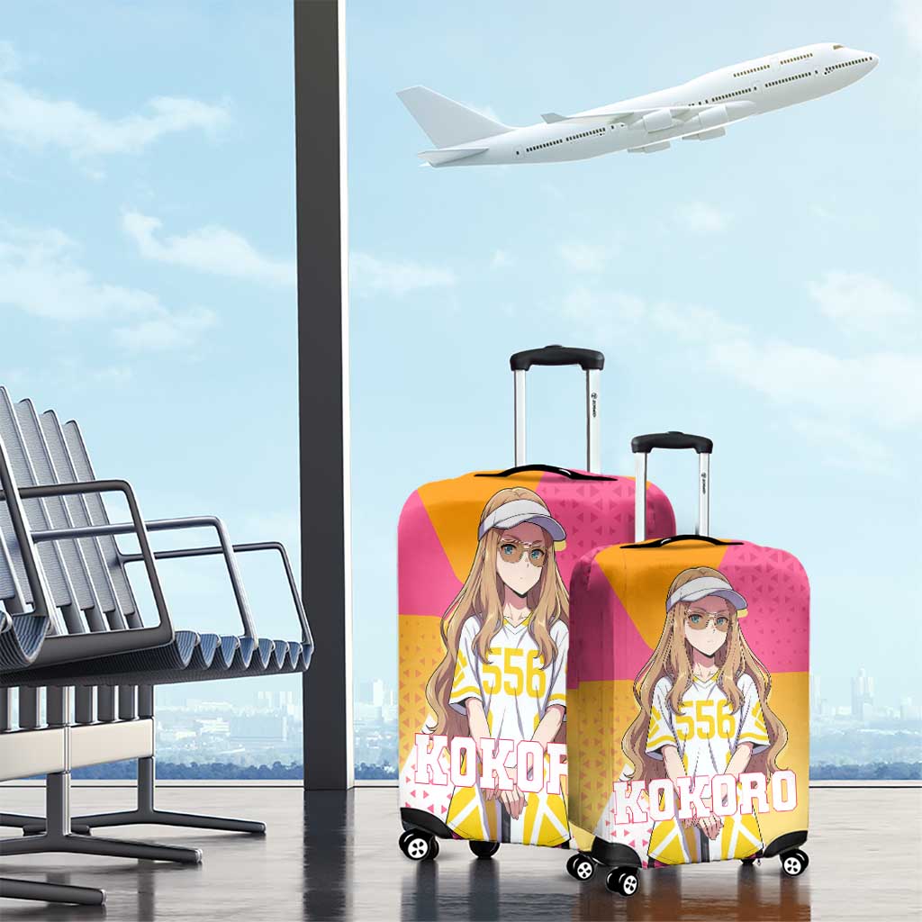 Kokoro Luggage Cover Sunset Gradient Baseball Anime Style