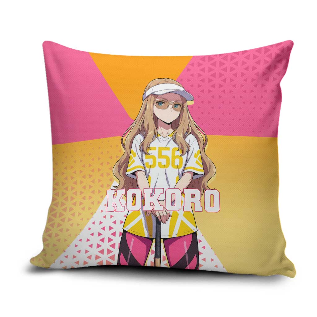 Kokoro Pillow Cover Sunset Gradient Baseball Anime Style