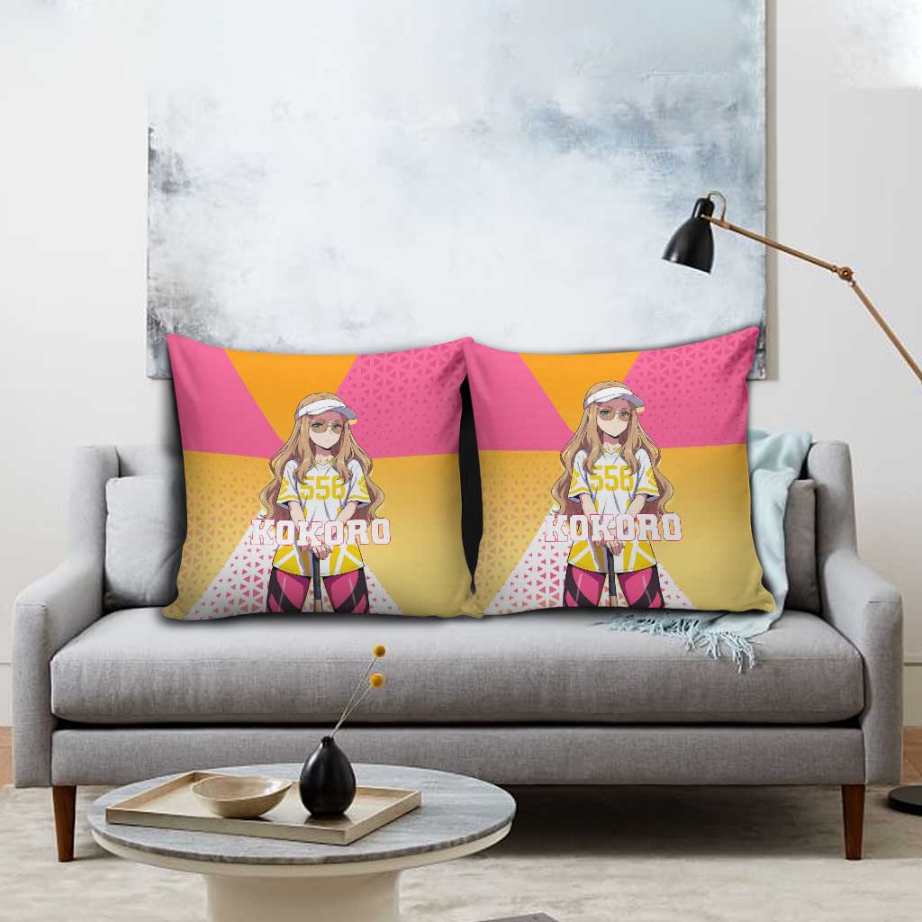 Kokoro Pillow Cover Sunset Gradient Baseball Anime Style