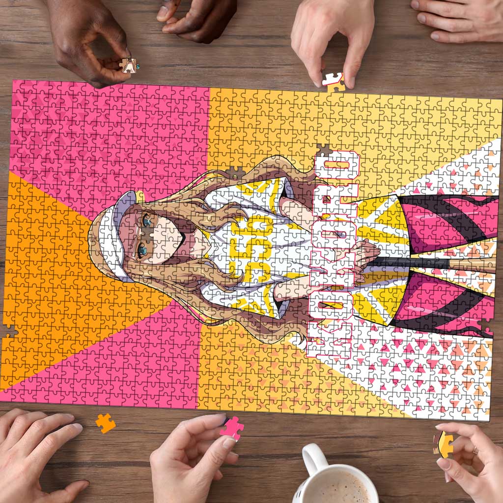 Kokoro Puzzle Sunset Gradient Baseball Anime Style