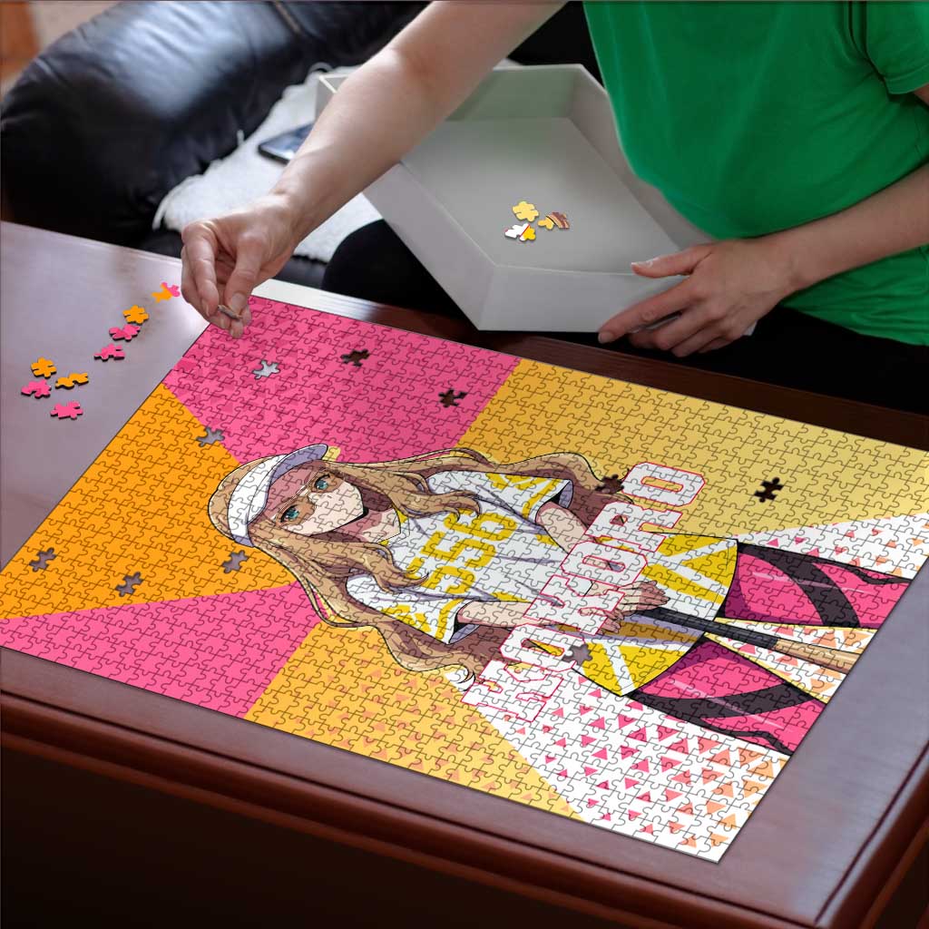 Kokoro Puzzle Sunset Gradient Baseball Anime Style