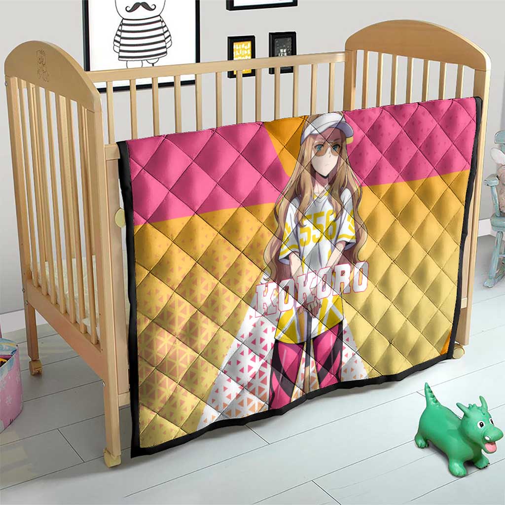 Kokoro Quilt Sunset Gradient Baseball Anime Style