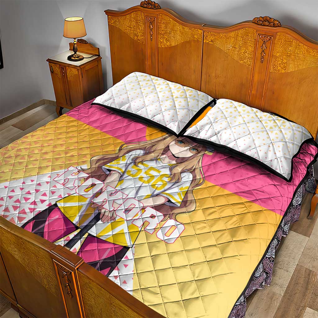 Kokoro Quilt Bed Set Sunset Gradient Baseball Anime Style