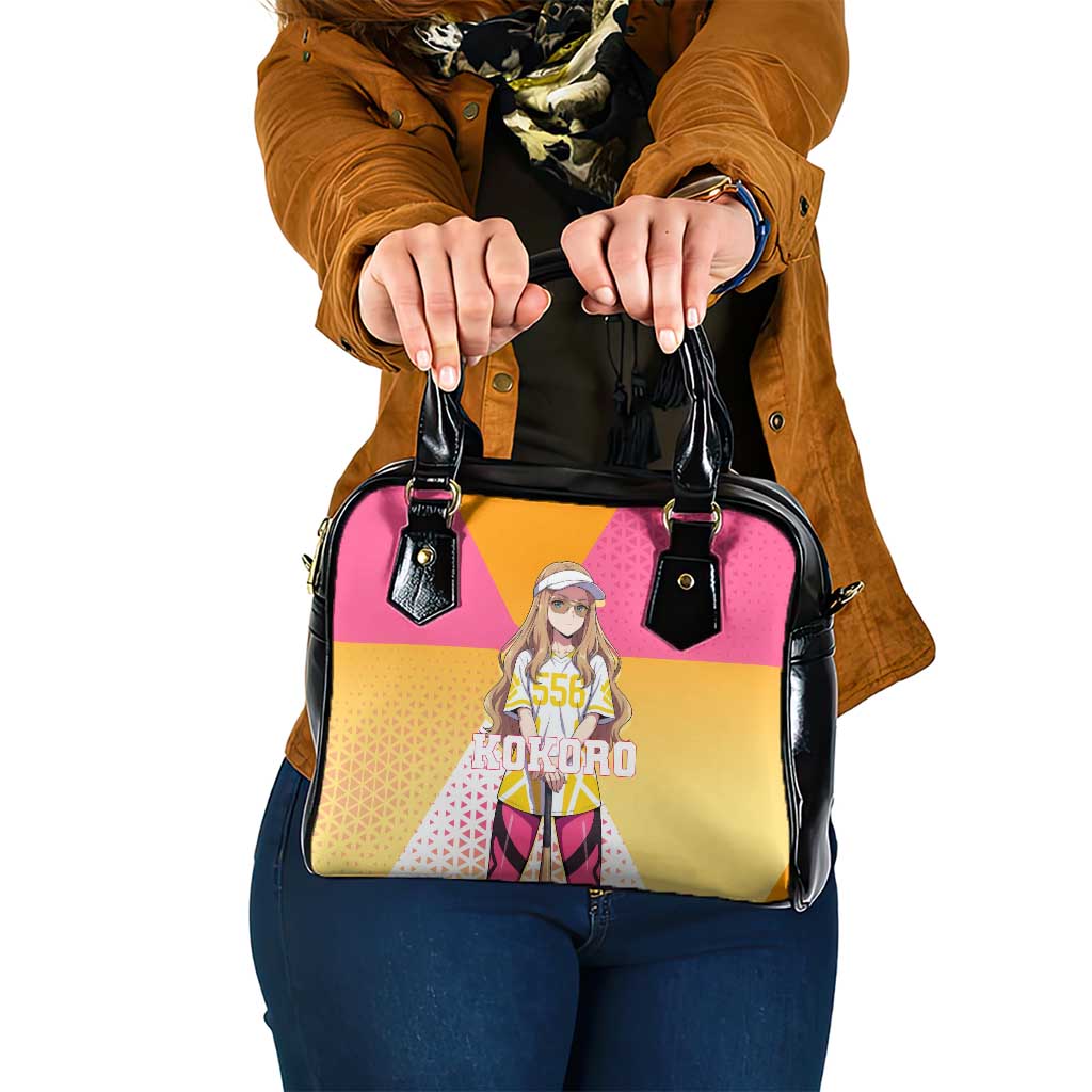 Kokoro Shoulder Handbag Sunset Gradient Baseball Anime Style