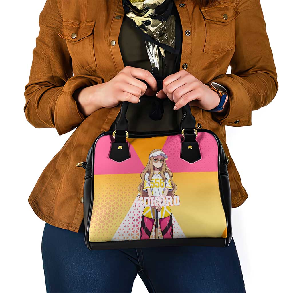 Kokoro Shoulder Handbag Sunset Gradient Baseball Anime Style