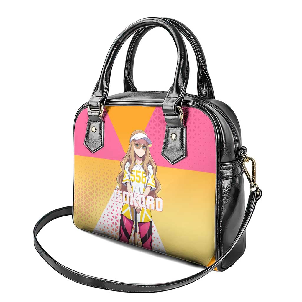 Kokoro Shoulder Handbag Sunset Gradient Baseball Anime Style