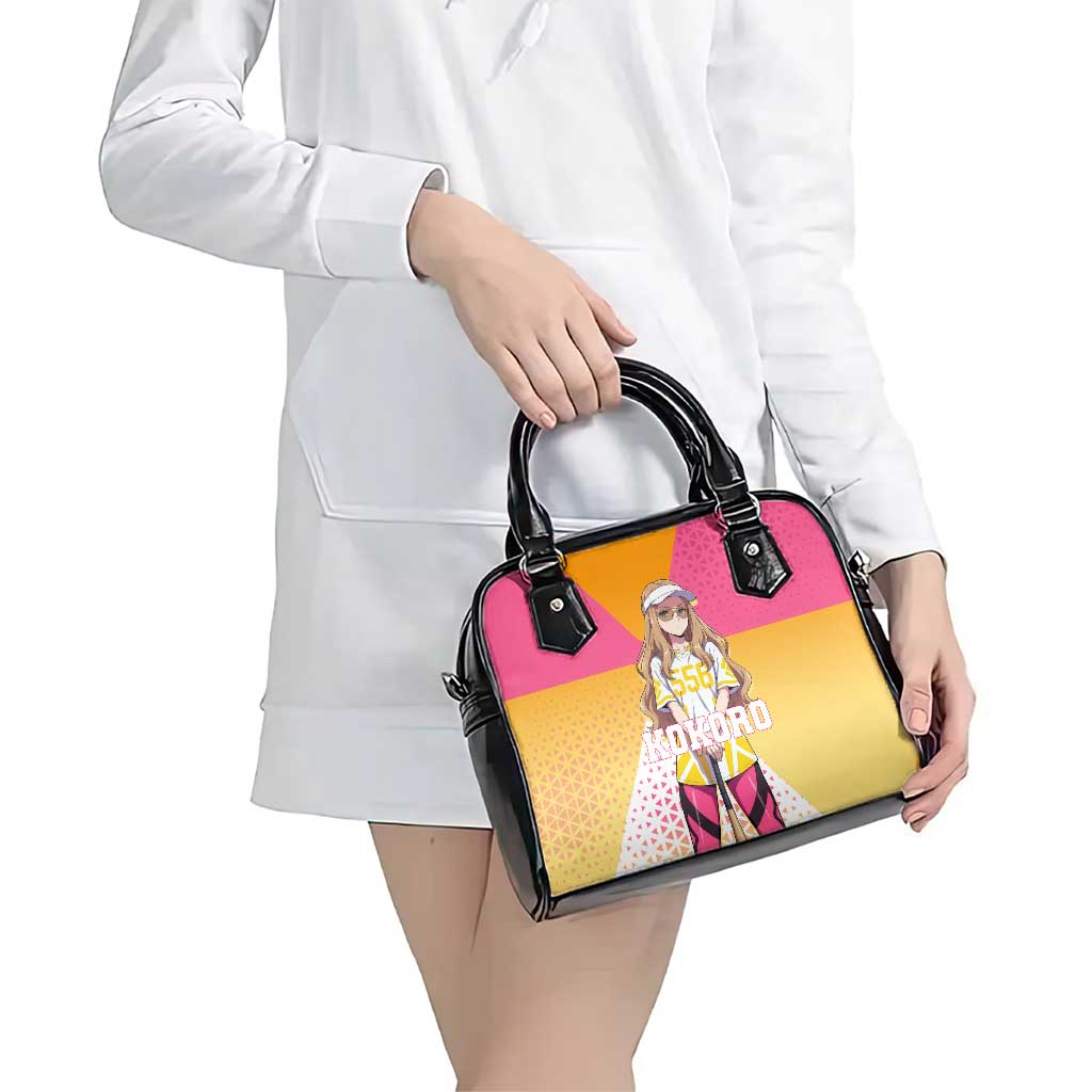 Kokoro Shoulder Handbag Sunset Gradient Baseball Anime Style