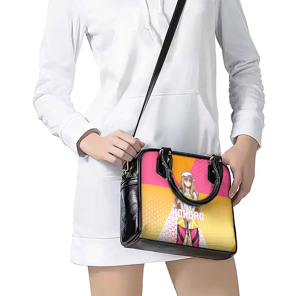 Kokoro Shoulder Handbag Sunset Gradient Baseball Anime Style