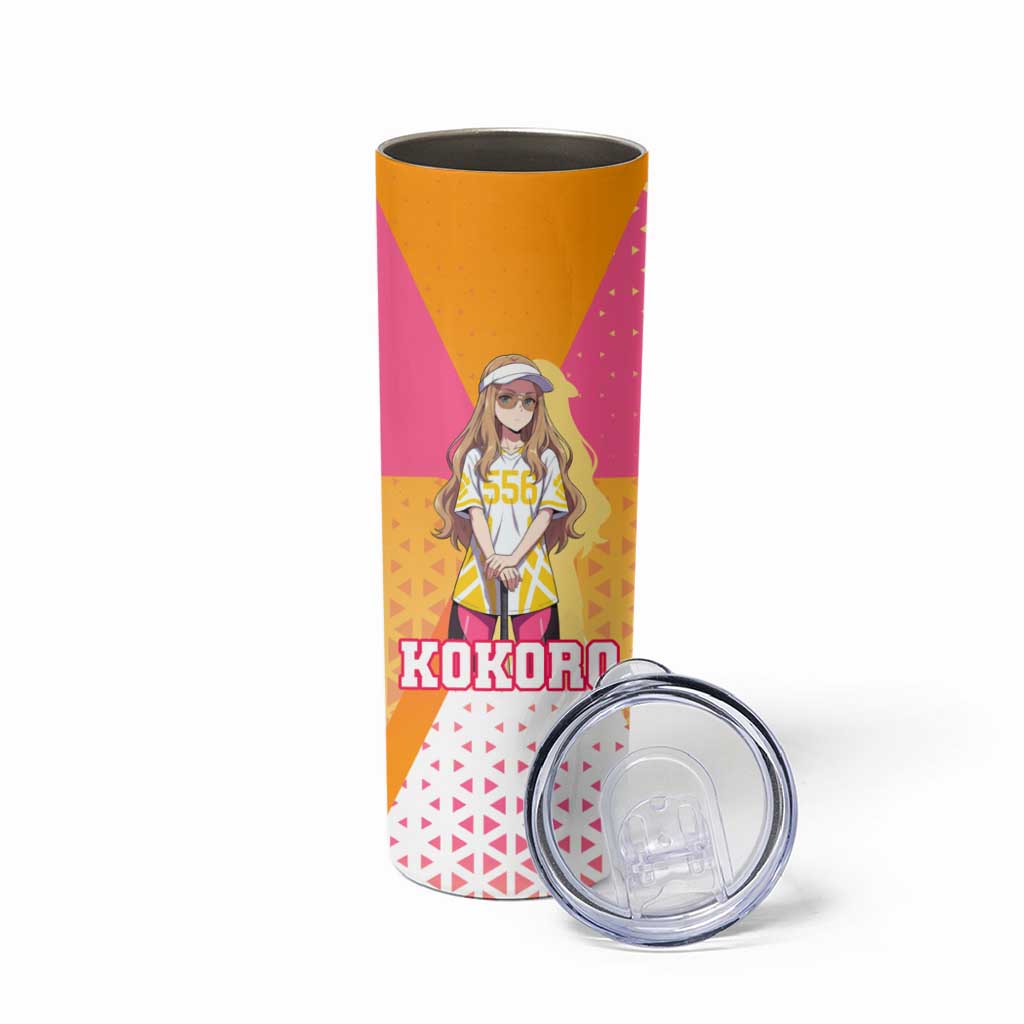 Kokoro Skinny Tumbler Sunset Gradient Baseball Anime Style