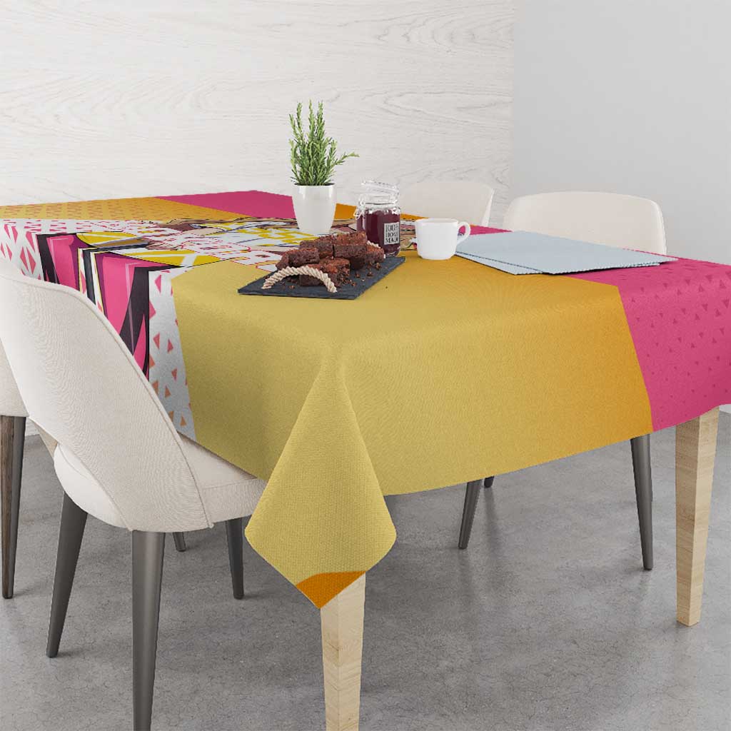 Kokoro Tablecloth Sunset Gradient Baseball Anime Style