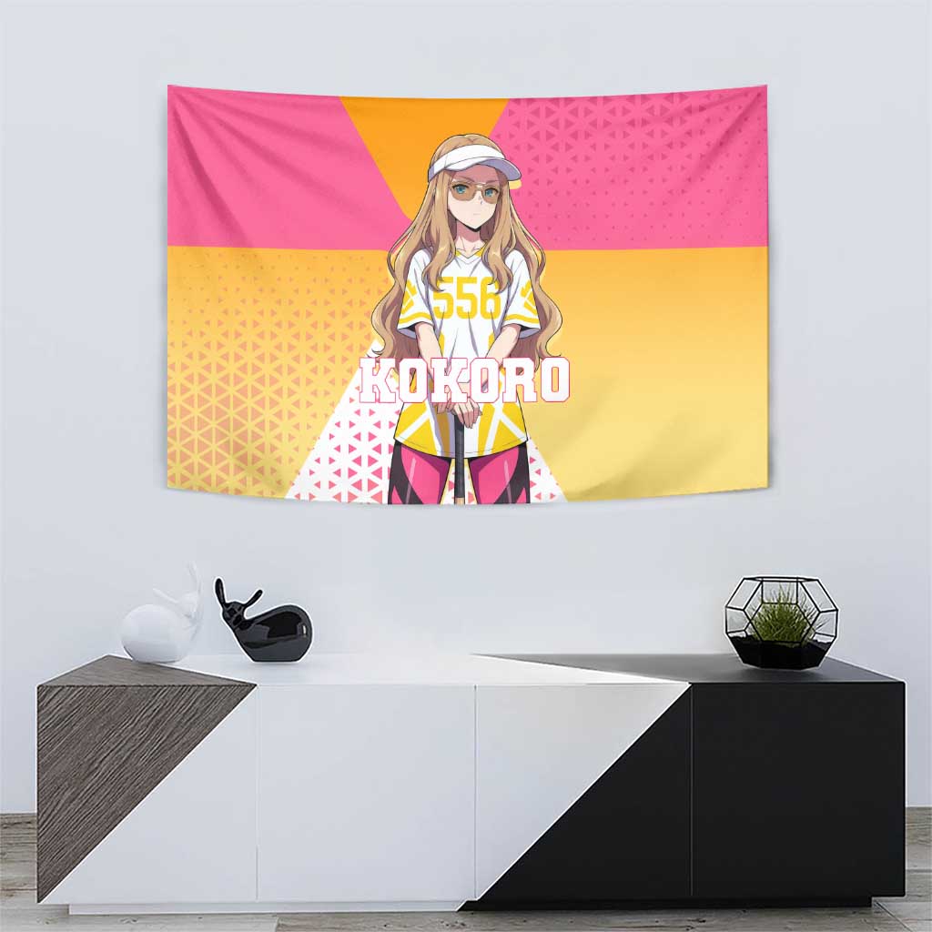 Kokoro Tapestry Sunset Gradient Baseball Anime Style