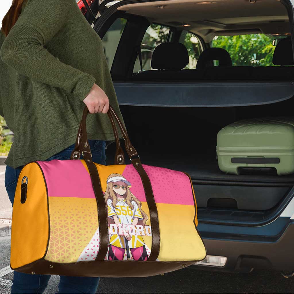 Kokoro Travel Bag Sunset Gradient Baseball Anime Style