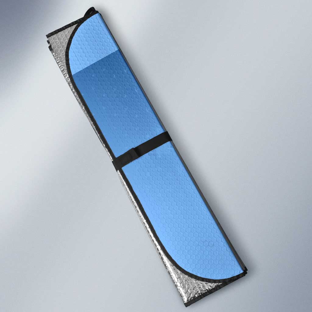 Hiro Auto Sun Shade Geometric Blue Baseball Anime Style