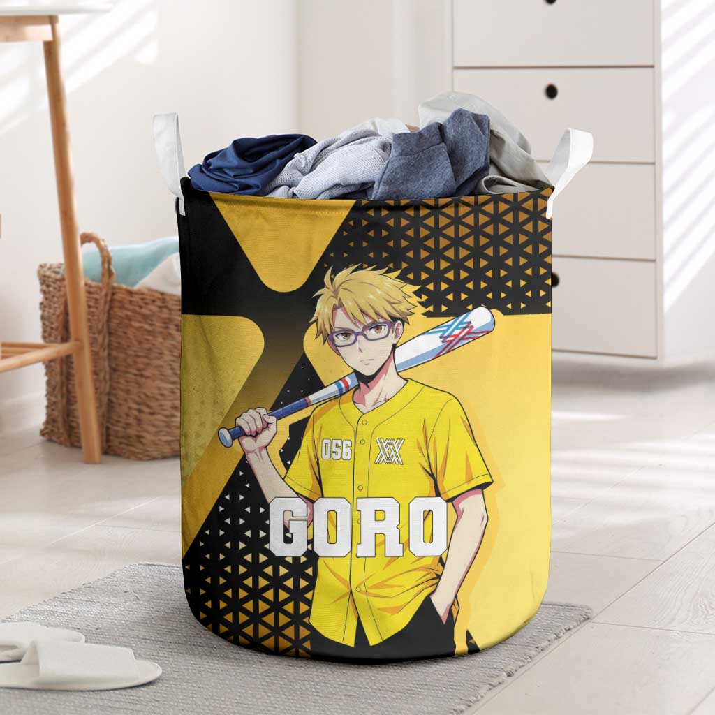 Goro Laundry Basket Yellow Black Baseball Anime Crossover
