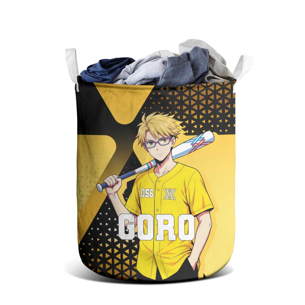 Goro Laundry Basket Yellow Black Baseball Anime Crossover